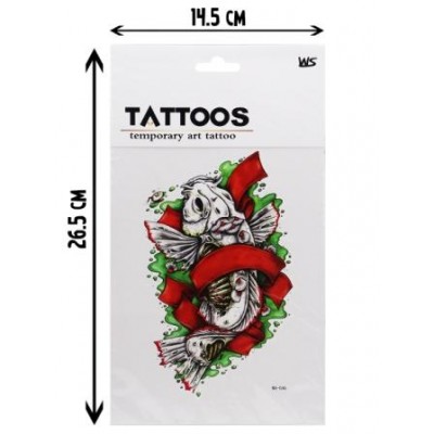 Татуировка-наклейка"Современное искусство-6" (26,5х14,5)(12шт.) ( Арт. ТА-2415) кратно 12